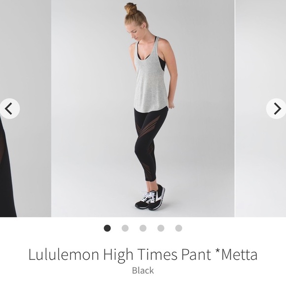 Lululemon High Times Pant *Metta Black - Picture 1 of 5